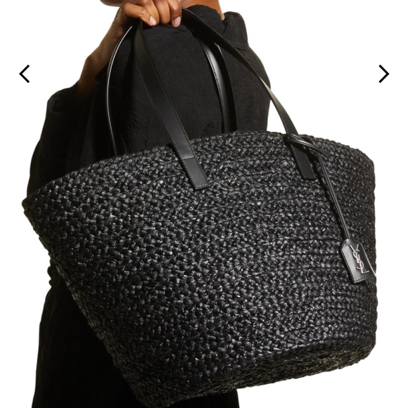 YSL Raffia tote bag 🖤 - Picture 1 of 16